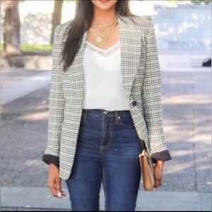 NWT Tahari Plaid Heritage Blazer Size 12